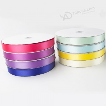 Wholesale 1 Inch Polyester Double Sided Satin Ribbon for Decoration