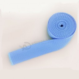 批发重型蓝色3英寸pp/聚丙烯织带，带紧固件