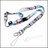 Wholesale Cute Sublimation Logo Polyester Lanyard for Children Gift with your logo