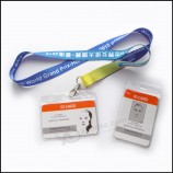 Wholesale Customized Logo Plastic Name/ID Card Badge Reel Holder Custom Lanyard with your logo