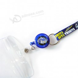Wholesale Customized Logo Clear Name/ID Card Badge Reel Holder Custom Lanyard with your logo