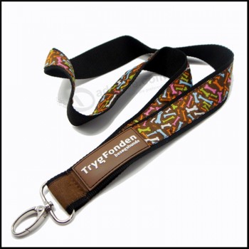 Wholesale Eco-Friendly Polyester Custom Logo Neck Satin Lanyard with High Quality and your logo