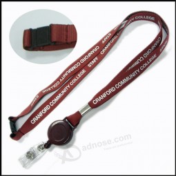 Nome pvc reTraTTile all'ingrosso/TiTolare di un porTacorda con badge idenTificaTivo con supporTo id (NLC007)