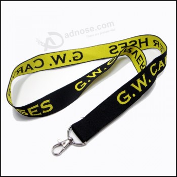 Wholesale Fashionable Woven Hand Knitted Logo Custom Lanyard for Students