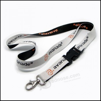 Wholesale Giveaway Woven Hand Knitted/Switched Logo Custom Lanyard for Employee