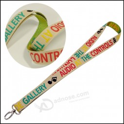 Wholesale 3D Thick Woven/Jacquard/Embroidered Logo Custom Lanyard for Office