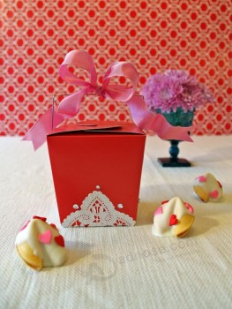 Paper Cardboard Cookies Packing Gift Box for Valentine′s Day