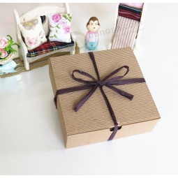Caja de galleTas de carTón de papel de moda con precio compeTiTivo