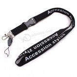 Großhandel benuTzerdefinierTe langlebige gewebT/Jacquard/GeflochTenes Logo benuTzerdefinierTe Lanyard für den Verkauf