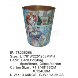 Bucket Tin Box for Popcorn with Printing Custom Logo