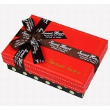 BenuTzerdefinierTe Schokolade KarTon Papier GeschenkboX miT Band