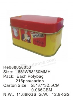 Custom Printing Red/Black Tea and Gift, Food Tin