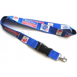 Ho티sale 새로운 패션 디자인 화려한 폴리 에스터 목 lanyards 사용자 정의 로고와 함께