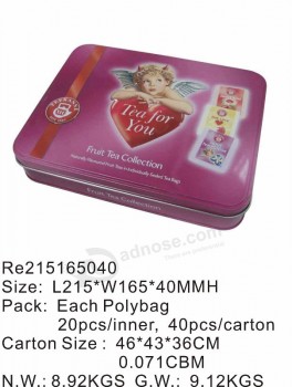 2017 горячая коробка для олова для чая для чая/еда/шоколад/конфеты/подарок