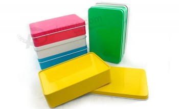 Colorful Gift Tin Box with Printing Custom Artwork