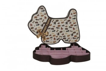 定制宠物形状巧克力纸板纸礼品盒