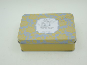 Square Cookies Tin Box with Printinng Custom Logo