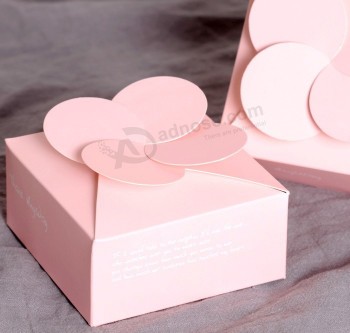 Rosa Papier KarTon gesTanzT Kekse Verpackung GeschenkkarTon