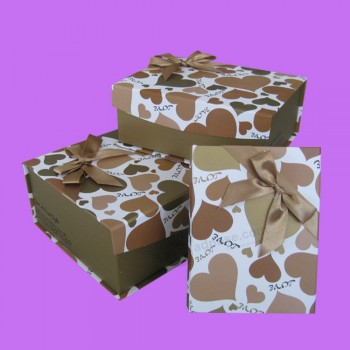 Confezione regalo in carTa di carTone nuovo cioccolaTo moda con prezzo più economico