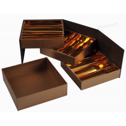 Nieuwe aankomende gelaagde chocolade karTonnen geschenkdoos van papier