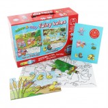 Großhandelskundenspezifisches Papierpuzzlespiel miT billigerem Preis