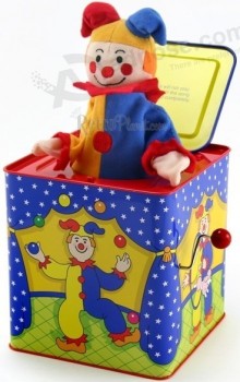 Wholesale Jack in Box Tin Toy with Custom Music
