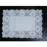 사각형 사과 장식 패턴 종이 Doilies.