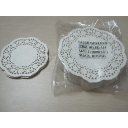 Oval Deckchen SpiTze Papier Deckchen Einweg Kuchen Papier