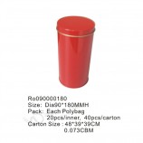 Round Gift Packing Tin Box with Custom Printing