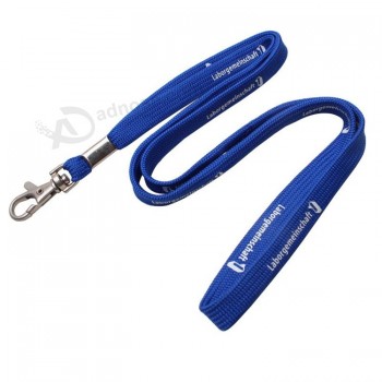 GrooThandel dikke aangepasTe logo buisvormige lanyard meT meTalen clip.