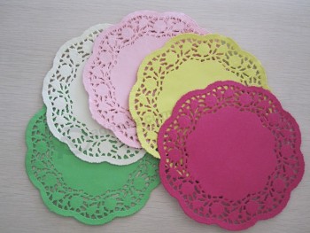 多-彩色纸doyles/用于食品装饰的纸桌布