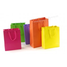 Bolso de compras colorido del regalo de papel con precio compeTiTivo