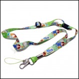 Ruban de lanière de courroie de cou de logo personnalisé en gros pour des cadeauX de promoTion