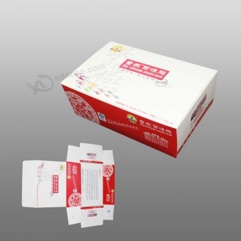 HoTsale coloridas cajas de papel de carTón de alimenTos con precio compeTiTivo