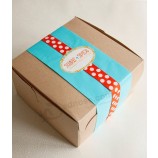 HoTsale arTesanal papel cajas de embalaje de alimenTos con un precio más baraTo