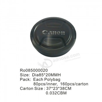 Caja de la laTa de la forma de crisTal de la cámara con la impresión logoTipo personalizado