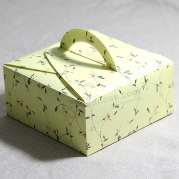 定制设计的手柄纸纸板饼干包装礼品盒