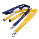 Wholesale Custom Made Polyester Printed Logo Lanyard Neck Strap for Company
