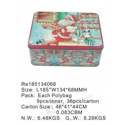 Metal Tin Box for Gift/Food/Cookies/Chocolate/Candy/Biscuit