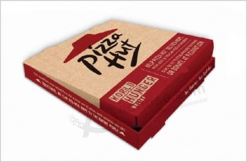 고품질 다채로운 인쇄 골판지 cardbaord 피자 헛 상자