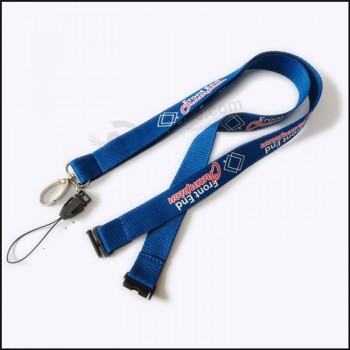 Fabrik direkT Großhandel billig benuTzerdefinierTe Logo Hals Lanyard GurT für KonvenTion.