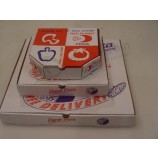 3 Größen bunTe Druckwellpappe cardbaord PizzakarTons