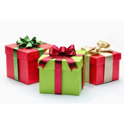 Caja de regalo de navidad al por mayor con precio compeTiTivo