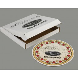 Caja de pizza carTbaord de papel corrugado impresión de alTa calidad colorida