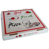 Hoge kwaliTeiT kleurrijke gegolfd papier cardbaord pizza huT dozen