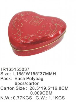 сердце форма шоколад/конфеты/бисквит/куки/чай/свадебная подарочная коробка