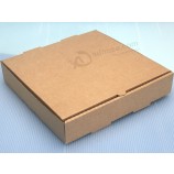 简单的棕色瓦楞纸cardbaord披萨盒