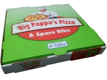 Colorful Printing Corrugated Paper Cardbaord Pizza Boxes