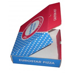 BoîTe à pizza en carTon ondulé de carTon ondulé d'impression personnalisée de hauTe qualiTé