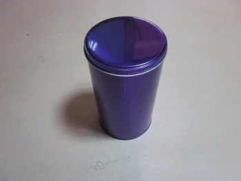 изготовленный на заказ пурпурный цвет коричневый коробка олова с более дешевой ценой